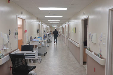 LECOM Nursing and Rehabilitation Hallway