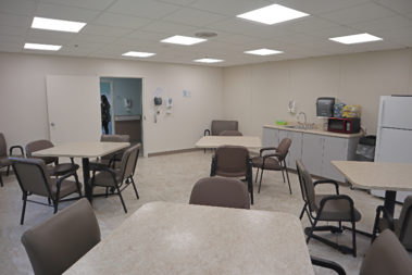 LECOM Nursing and Rehabilitation community kitchen