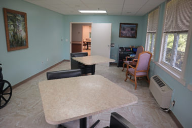 LECOM Nursing and Rehabilitation community kitchen