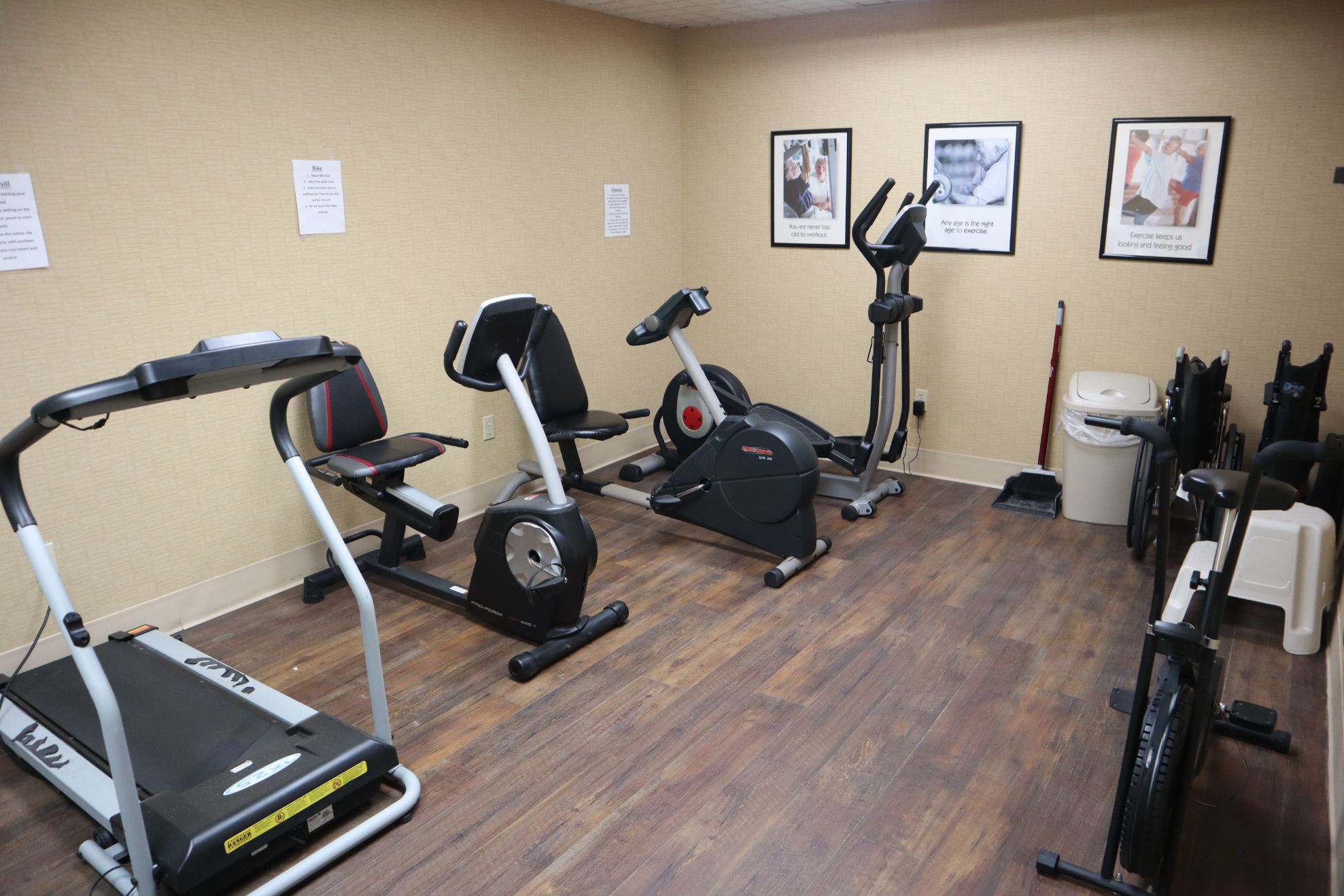 westminster exercise room